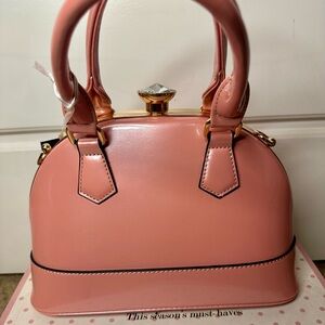 Dusty Pink & Rose Gold Purse
